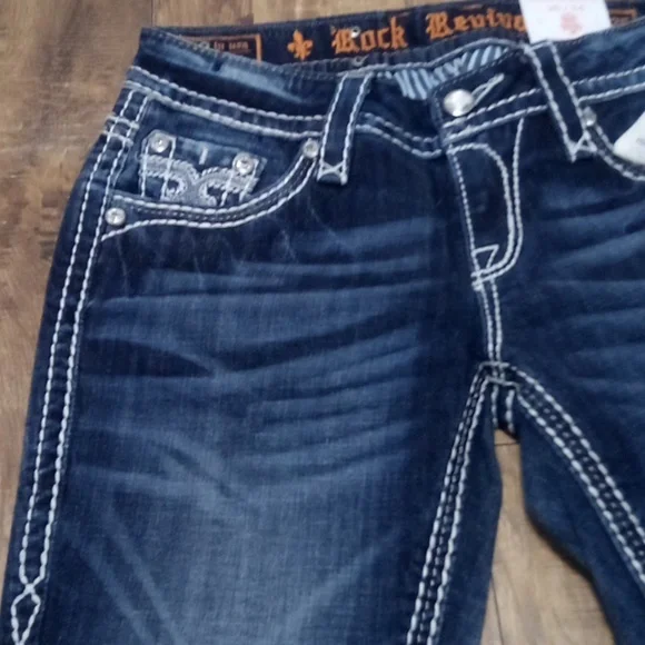 Rock Revival Women's 26 Simona Slim Embellished Boot Rhinestones NWT 158 USD - Picture 6 of 12